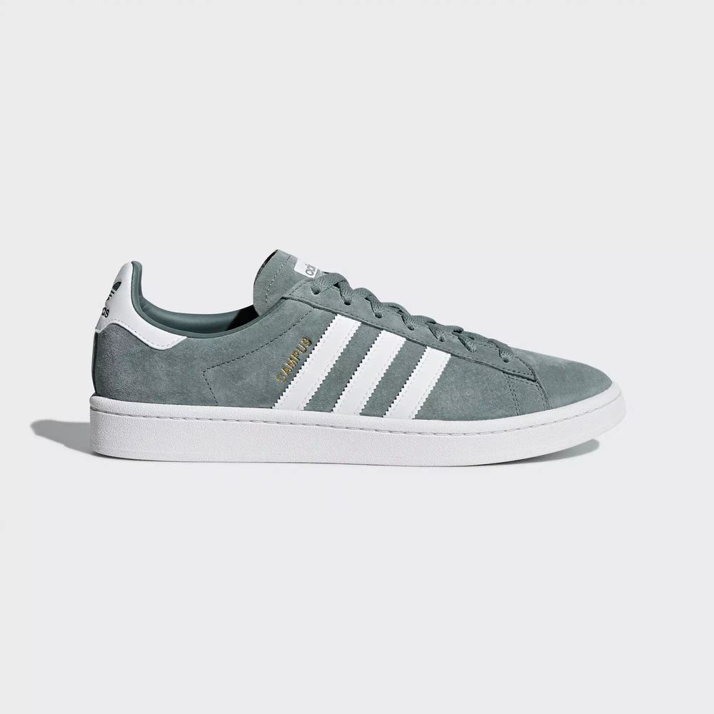 Adidas Campus Tenis Verdes Para Hombre (MX-78261)